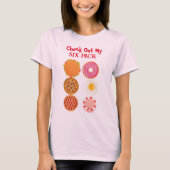 Funny Six Pack féminin taille T-shirt (Devant)