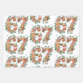 Funny Six Seven 67 Brainrot Meme 6 7 Christmas Inpakpapier Vel (Voorkant)