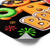 Funny Six Seven 67 Gingerbread Meme Xmas Christmas Poster (Hoek)