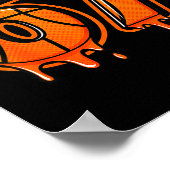 Funny Six Seven 67 Meme Gen Alpha 67 Basketball Fo Poster (Hoek)