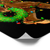 Funny Six Seven 6 7 Meme Bigfoot Christmas Shirts Poster (Hoek)