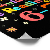 Funny Six Seven 6 7 Meme Teacher Design Reading 6- Poster (Hoek)