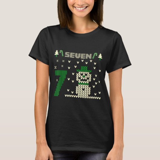 Funny Six Seven 6 7 Ugly Christmas Sweaters For Co (Voorkant)