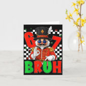 Funny Six Seven Bruh 67 Christmas Nutcracker Men W Kaart (Gele Bloem)