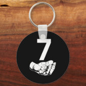 Funny Six Seven Gen Alpha Slang Meme 6 7 Matching Sleutelhanger (Voorkant)