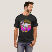 Funny Skating T Rex Dinosaur Roller T-shirt (Voorkant volledig)