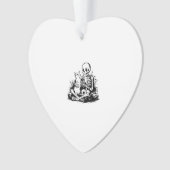 Funny Skeleton Cat Skull Kitty Cute Cat Goth Hallo (devant)