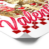 Funny Skeleton Dead Inside But It's Valentine's Da Poster (Hoek)