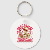 Funny Skeleton Dead Inside But It's Valentine's Da Sleutelhanger (Voorkant)