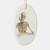 Funny Skeleton Keramisch Ornament (Rechts)
