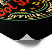 Funny Skeleton Member Cool Dads Club Father's Day  Poster (Hoek)