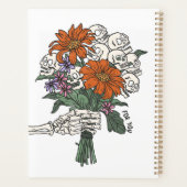 Funny Skeleton Spooky Vibes Herfst Planner (Achterkant)