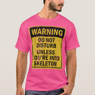 Funny SKELETON Sport Geachte Birthday Party T-shirt