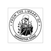 Funny Skeleton uit de bibliotheek van het Gotisch  Rubberstempel (Afrduk)
