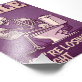 Funny Skeleton Weight Loss Poster (Coin)