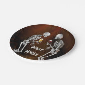 Funny Skeletons Cocktail Party Paper Bord (Gekanteld)