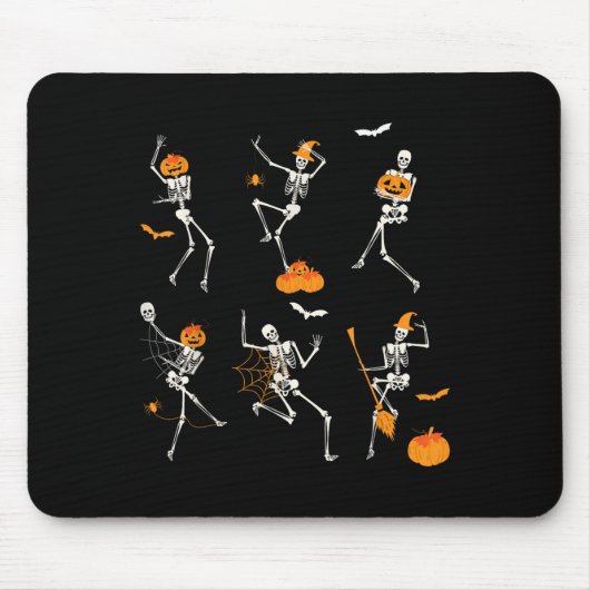 Funny Skeletons Danser Dance Challenge Halloween Muismat (Voorkant)