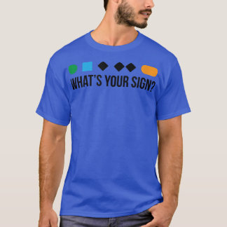 Funny ski skier of snowboard Wat is jouw gebarenta T-shirt