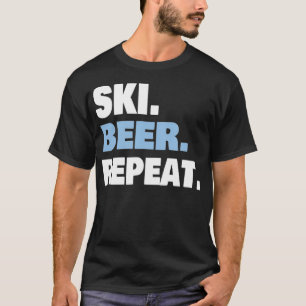 FUNNY SKI TRIP SKIES BEER LOVER GIFT FOR MEN T-SHIRT