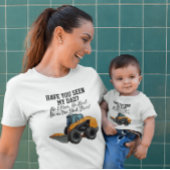 Funny Skid Steer Heavy Equipment Dad Quote