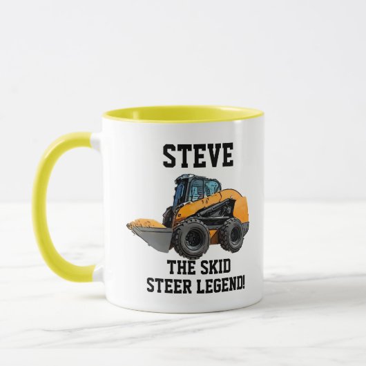 Funny Skid Steer Legend Heavy Equipment Operator Mok (Links)