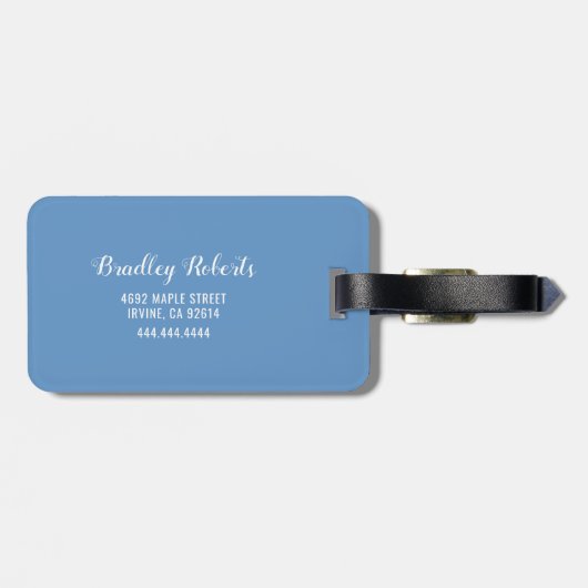 Funny Skiing | Travel-wintersport Bagagelabel (Achterkant horizontaal)