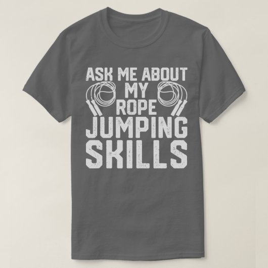 Funny Skipping Rope Jumping Rope T-shirt (Design voorkant)