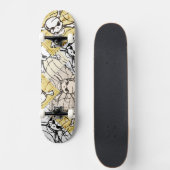 Funny Skull Stamp Skateboard (Voorkant)