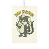 Funny Skunk Who Farted? Luchtverfrisser (Achterkant)