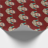 Funny Skydiving Cadeaupapier (Hoek)