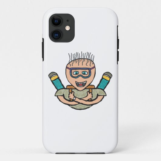 Funny Skydiving Case-Mate iPhone Case (Achterkant)