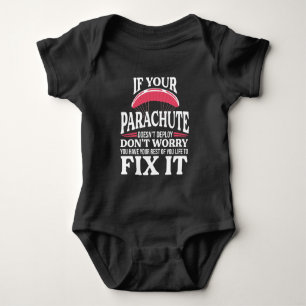 Funny Skydiving Gift Hilarious Skydiver Parachute Romper