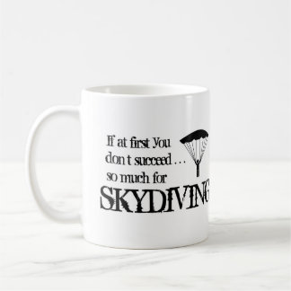 Funny Skydiving mok koffie