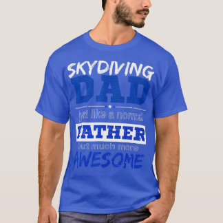 Funny Skydiving Pap Fathers Day T-shirt