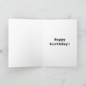 Funny slam dunk basketbal kaart (Binnen)