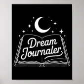 Funny Sleep Hygiene Dream Journaling Status Symbol Poster (Voorkant)