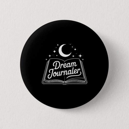 Funny Sleep Hygiene Dream Journaling Status Symbol Ronde Button 5,7 Cm (Voorkant)