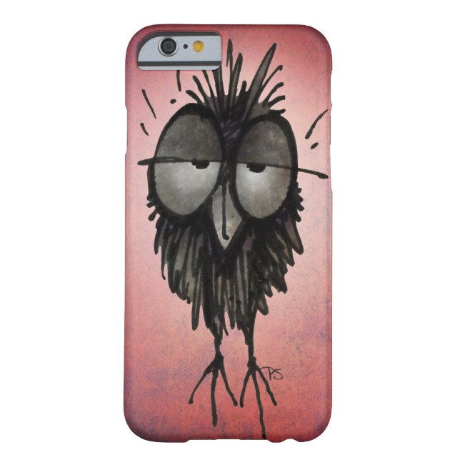 Funny Sleepy Owl op Roze Case-Mate iPhone Case (Achterkant)