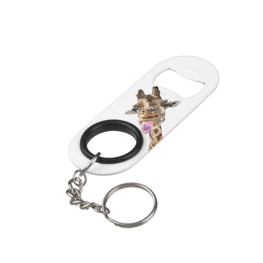 Funny Sleutelhanger Bottle Opener met Speelse Gira Mini Flessenopener (Achterkant Gekanteld)