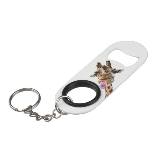 Funny Sleutelhanger Bottle Opener met Speelse Gira Mini Flessenopener (Voorkant Gekanteld)