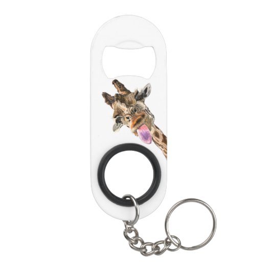 Funny Sleutelhanger Bottle Opener met Speelse Gira Mini Flessenopener (Achterkant)
