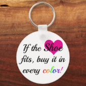 Funny Sleutelhanger voor de Shoe Lover (Voorkant)