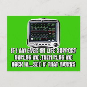 Funny slogan briefkaart