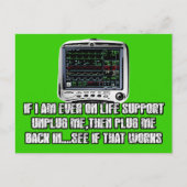 Funny slogan briefkaart (Voorkant)