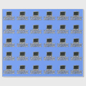 Funny slogan cadeaupapier (Vlak)