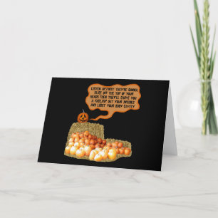Funny slogan Halloween Kaart