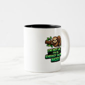 Funny Sloth Energy Saving Mode Coffee Mug (Devant droit)