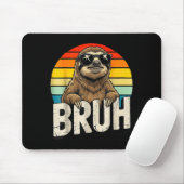 Funny Sloth Graphic Meme Lover Bruh Sloth Lovers  Muismat (Met muis)