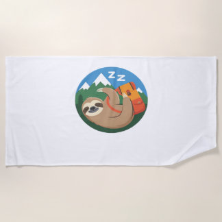 Funny Sloth Hiking Classic T-Shirt_2 Strandlaken