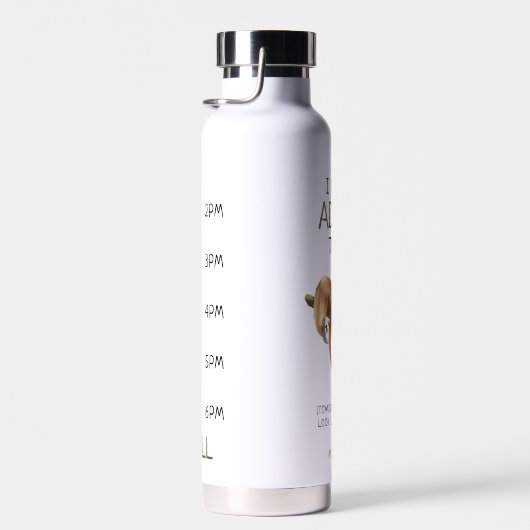 Funny Sloth 'I can not adult Today' Hydrate Tracke Waterfles (Rechts)